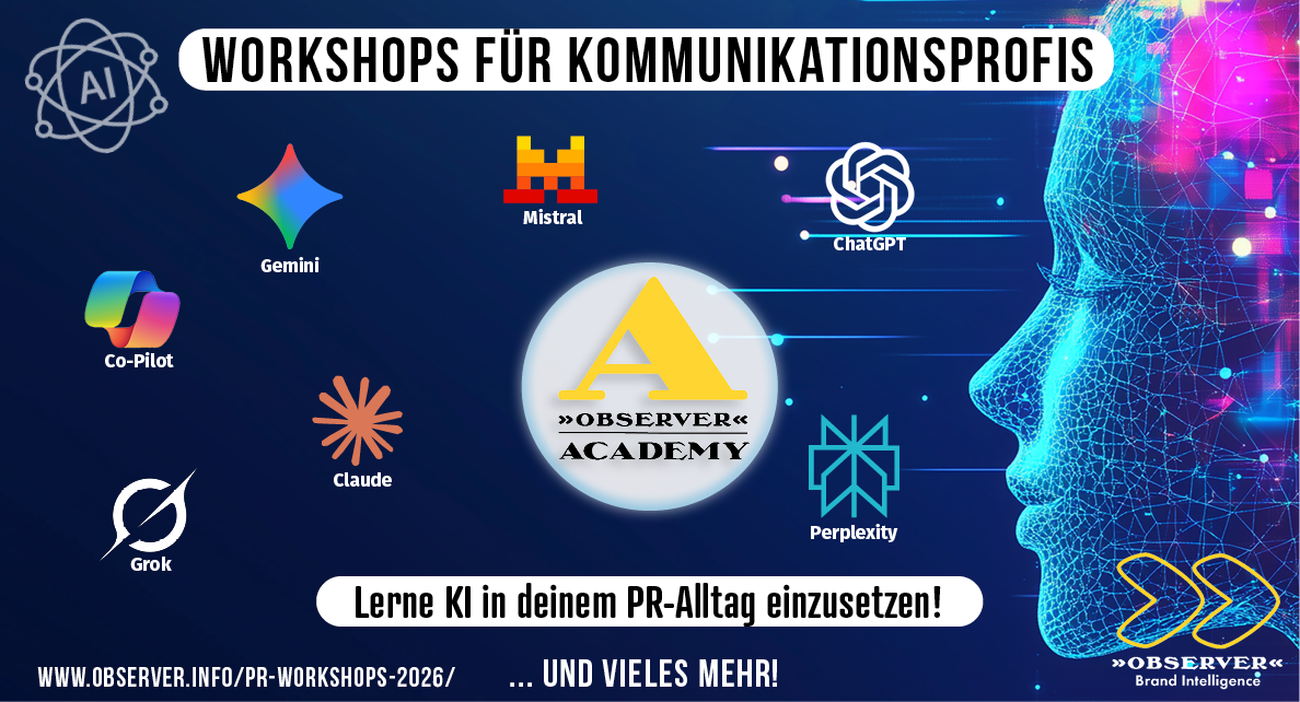 OBSERVER Academy 2026 für PR-Manager