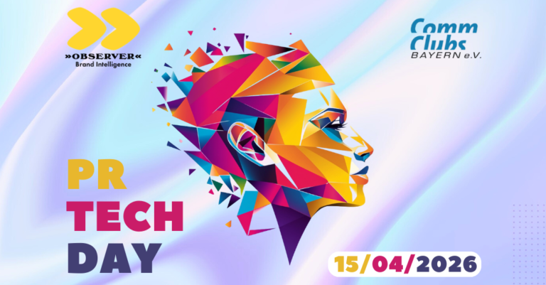 PR Tech Day 2026 von OBSERVER und CommClubs Bayern